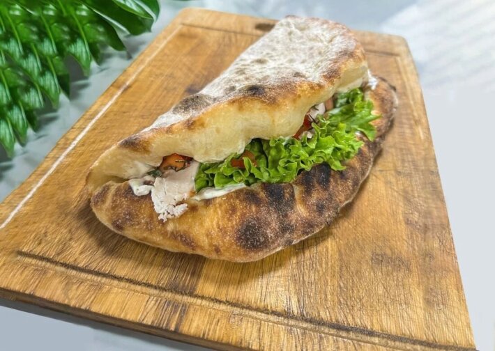 Сэндвич с рваной говядиной