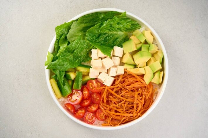 Поке с тофу