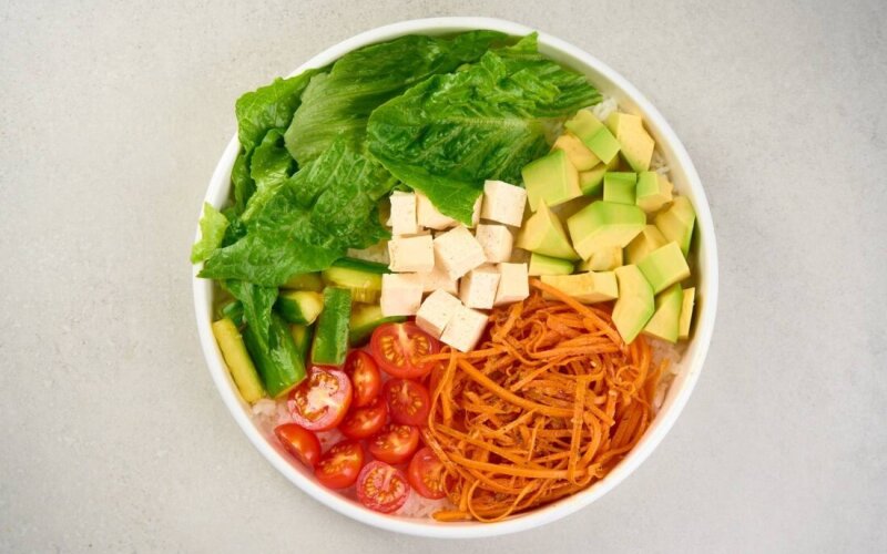 Поке с тофу