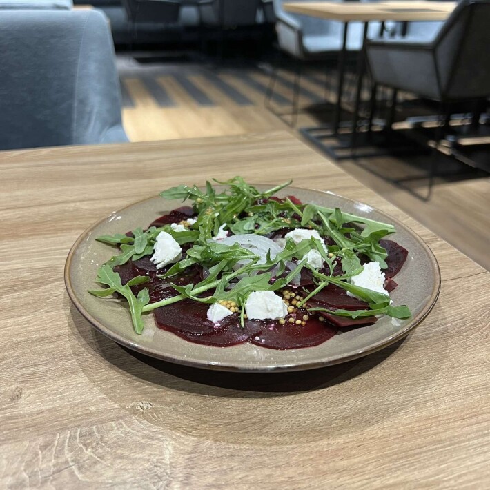 Карпаччо из свеклы с фетой