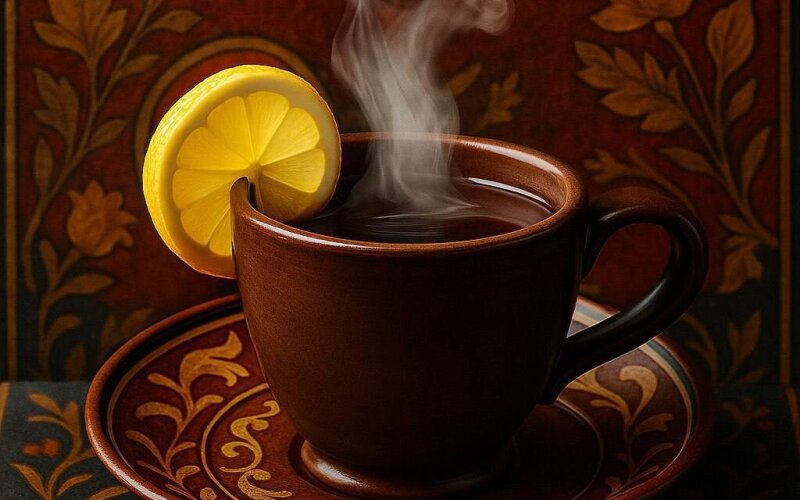 Чай с лимоном