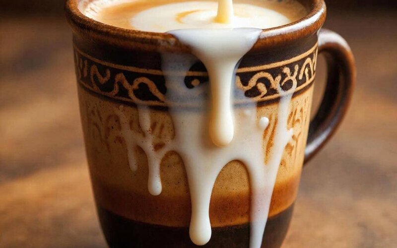 Кофе со сгущённым молоком