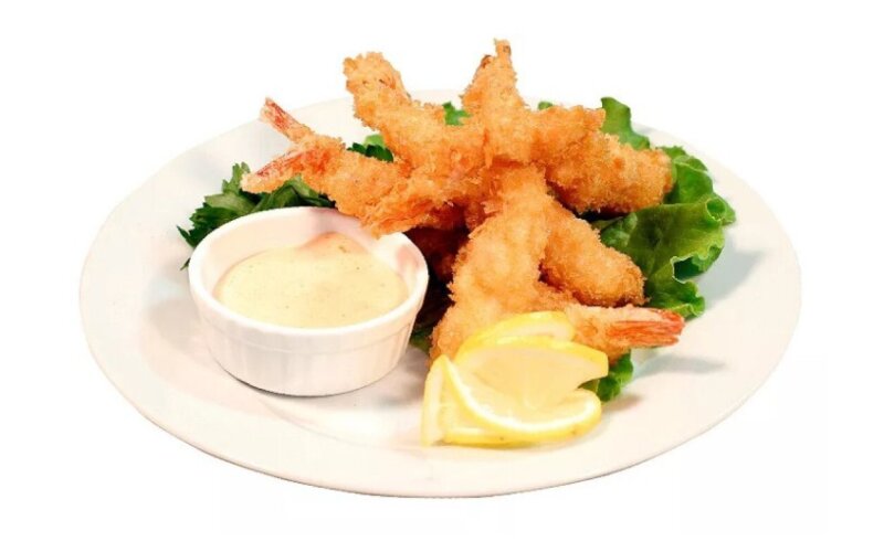 Тигровые креветки в темпуре