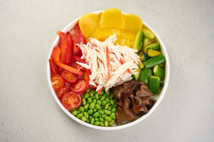 Поке с крабом