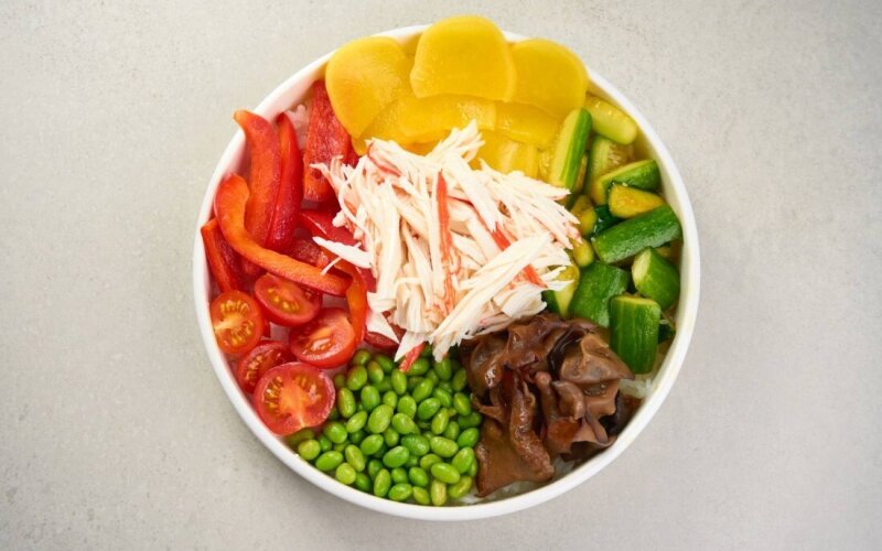 Поке с крабом