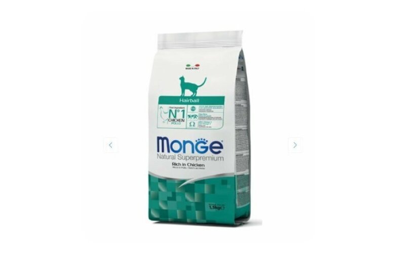 Monge Cat Hairball для кошек для выведения комков шерсти из желудка, 400гр