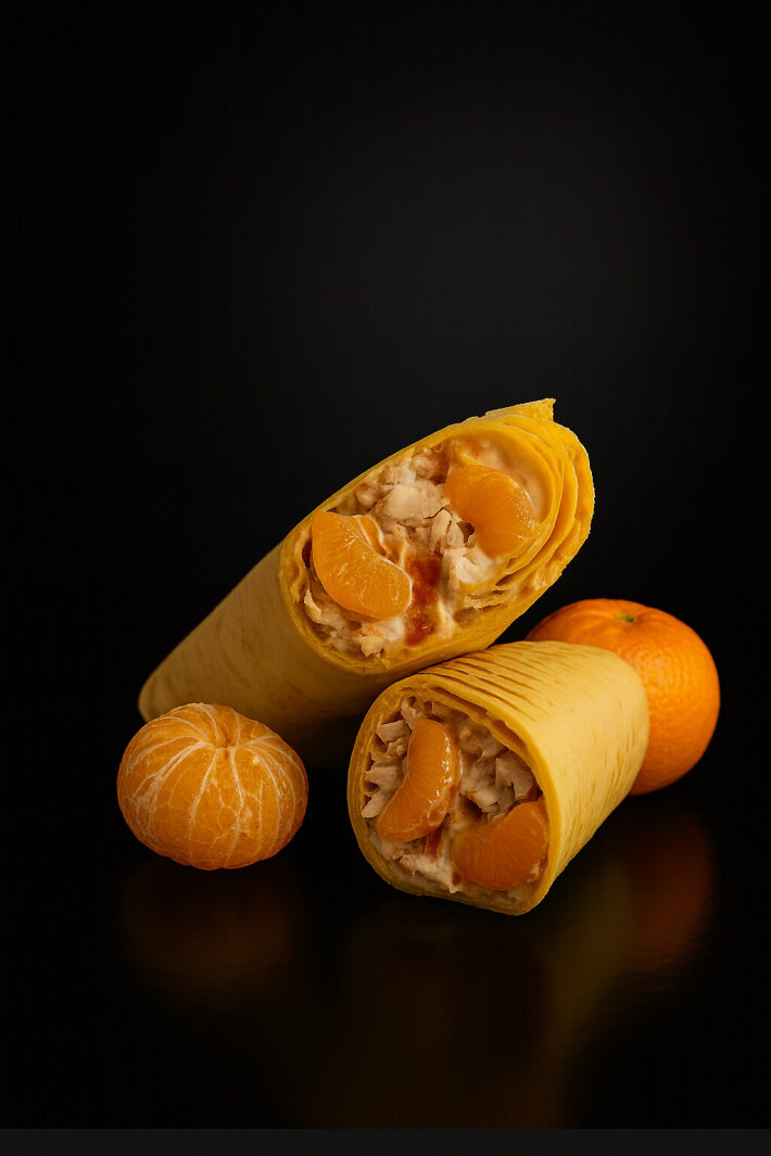 Шаурма с мандаринами