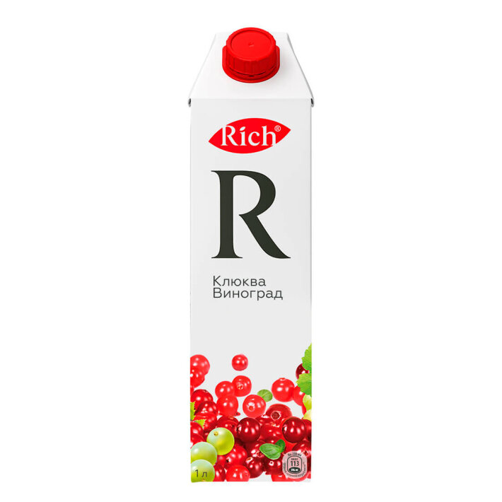Морс Клюква-виноград Rich