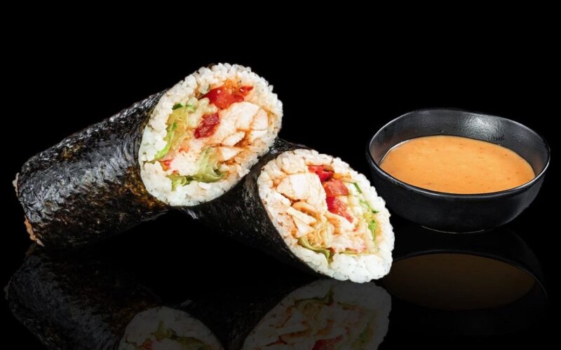 Суши буррито с креветками