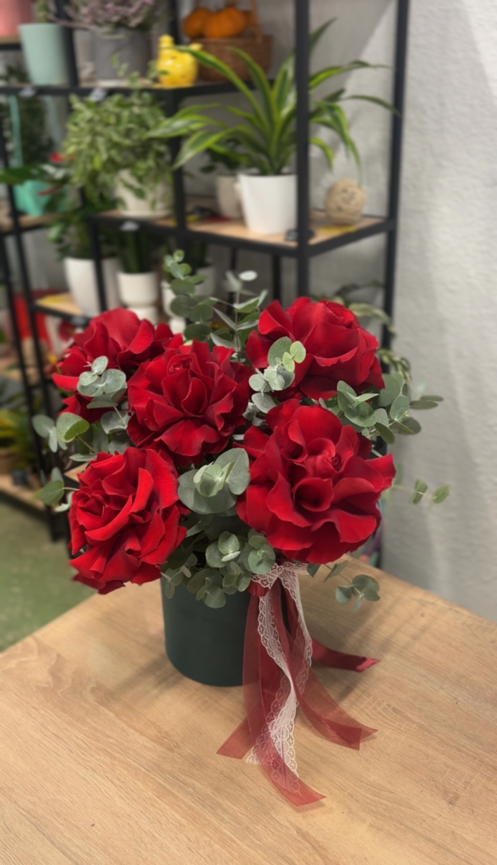 Букет «Красный бархат»