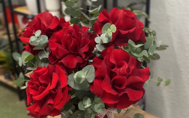 Букет «Красный бархат»