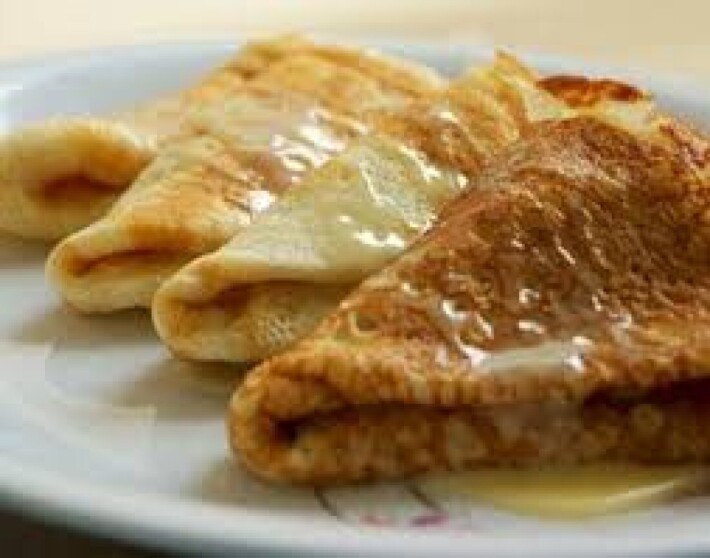 Блинчики со сгущенкой