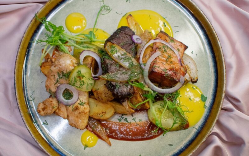 Деревенская тарелка