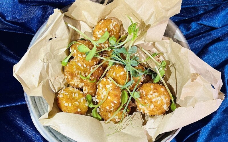 Хрустящий жареный сыр «Моцарелла»