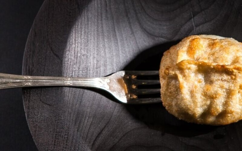 Манты жареные из телятины