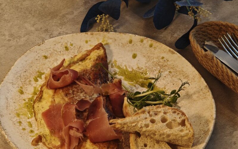 Фриттата с прошутто