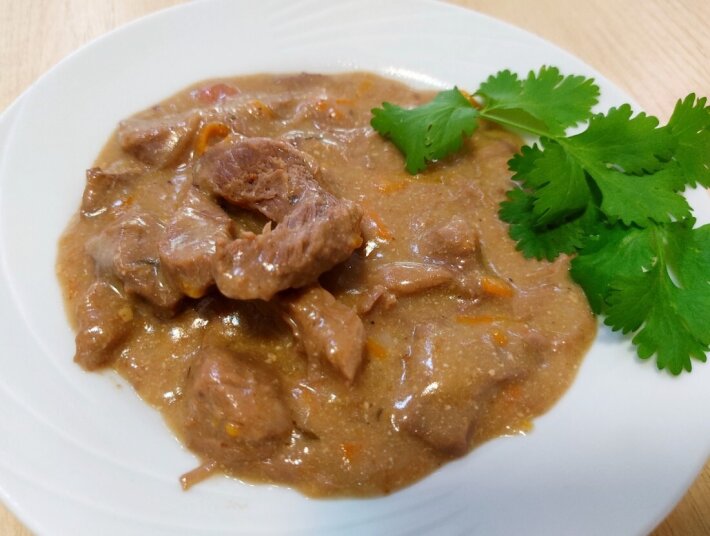 Бефстроганов из говядины