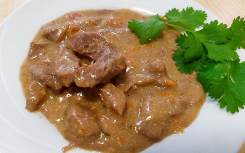 Бефстроганов из говядины