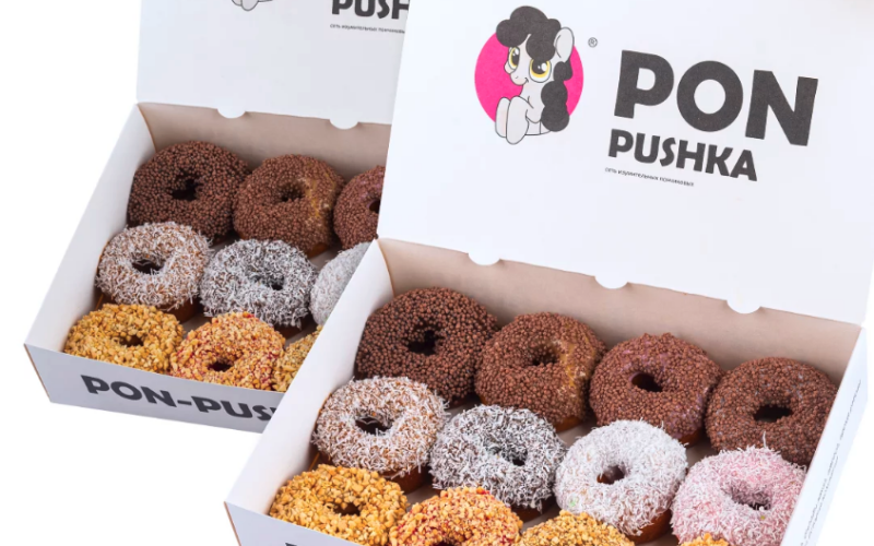 Бокс глазированных с 
посыпкой L