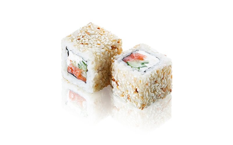 Ролл Филадельфия в кунжуте