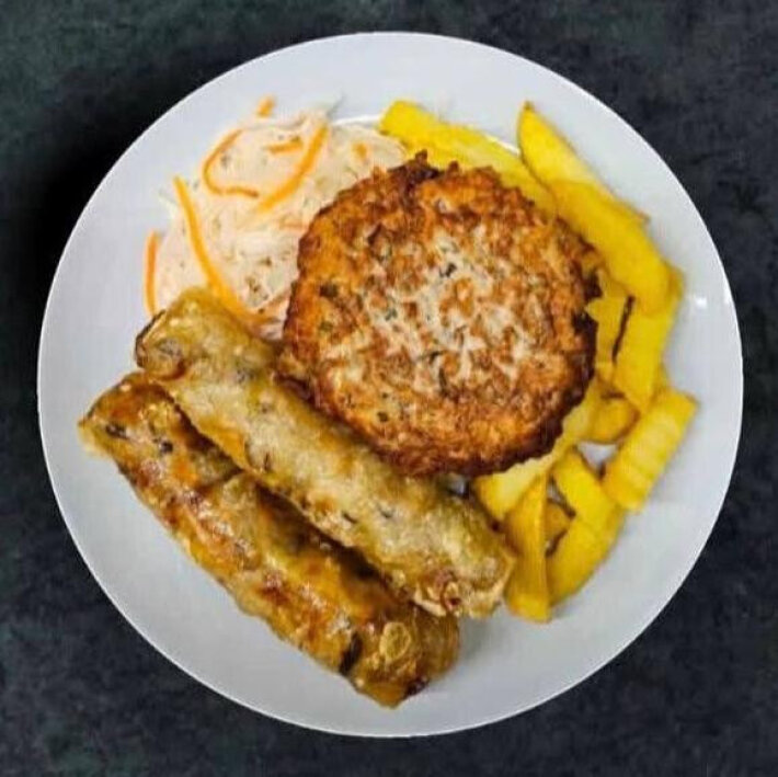 Нем и чаран с гарниром