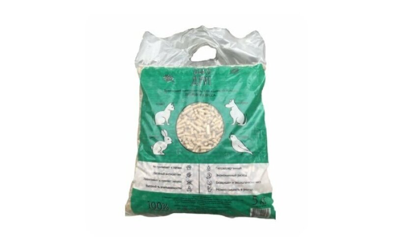 Древесный наполнитель "БИО-Друг" 2,5кг