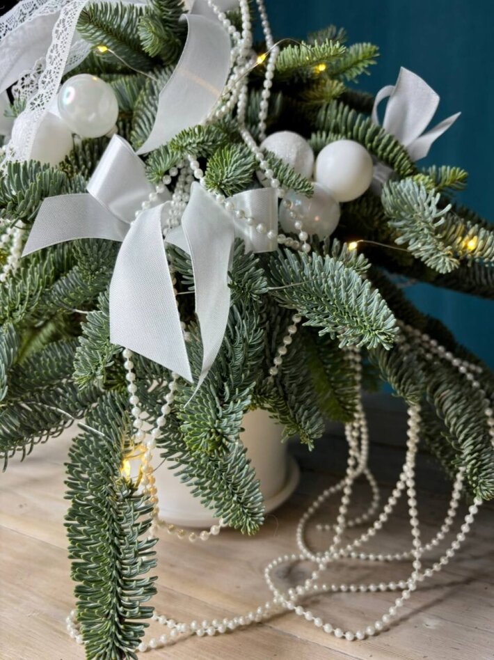 Новогодняя елочка из ароматного нобилиса