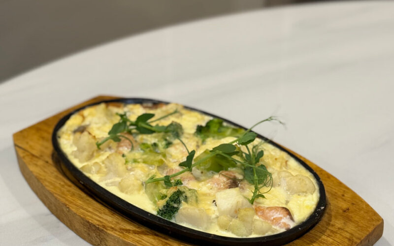 Гратен «Микс» из рыбы