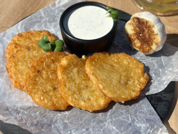 Картофельные оладьи