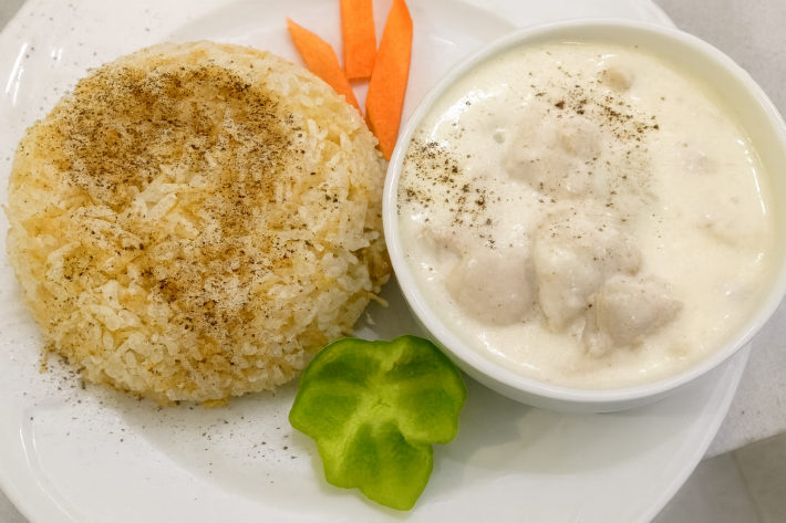 Шакрия и рис с курицей