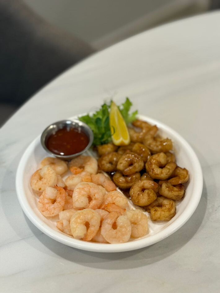 Креветки жареные «микс»