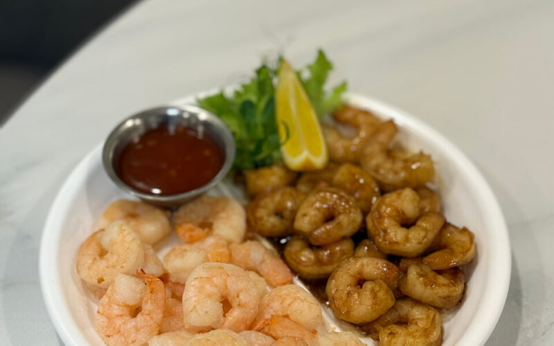 Креветки жареные «микс»