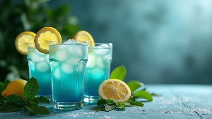 Лимонад «Земляника-ревень»