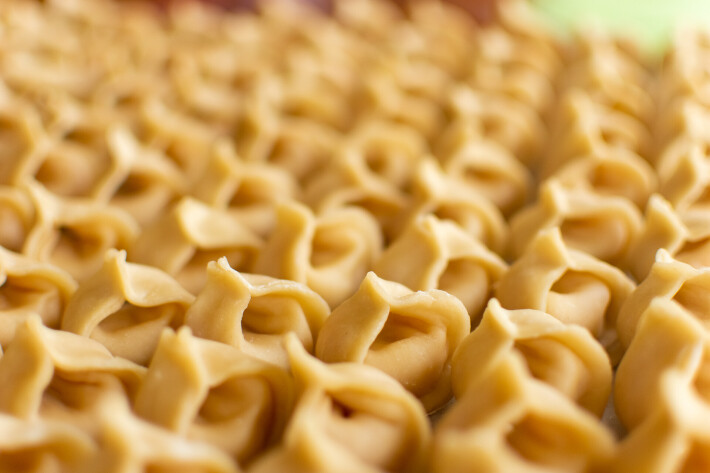 Пельмени с курицей и свининой