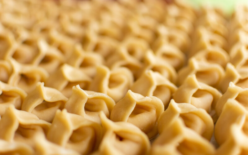 Пельмени с курицей и свининой