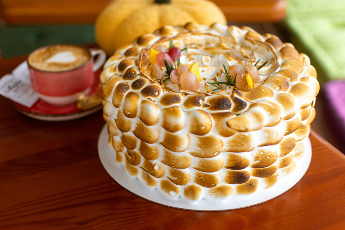 Торт «Шпинатно-мятный»