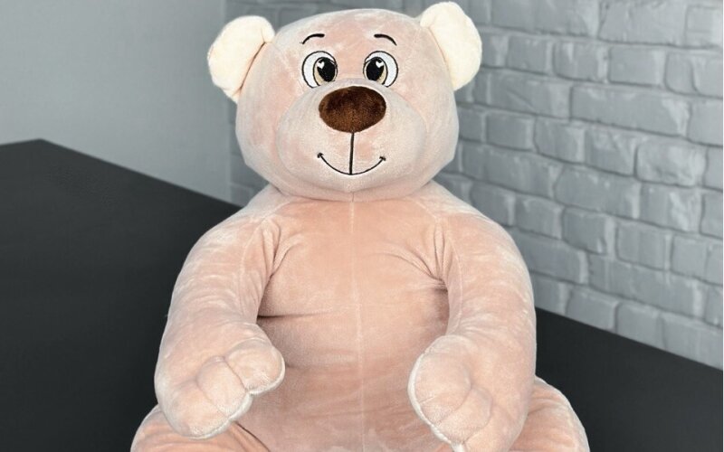 Игрушка мягкая «Медведь» розовый