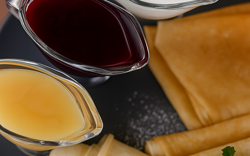 Блины с мёдом