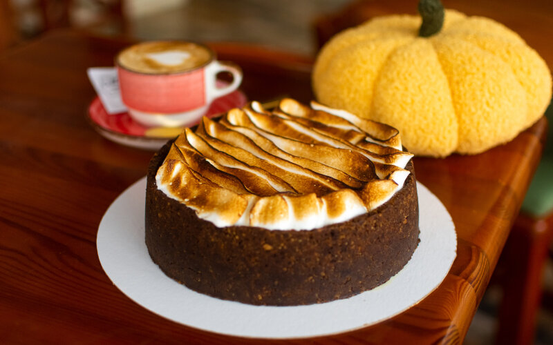 Чизкейк «Шоколадно-клубничный»