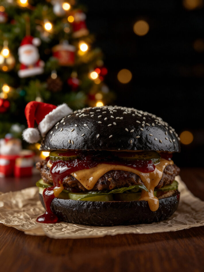 Бургер «Black Santa»