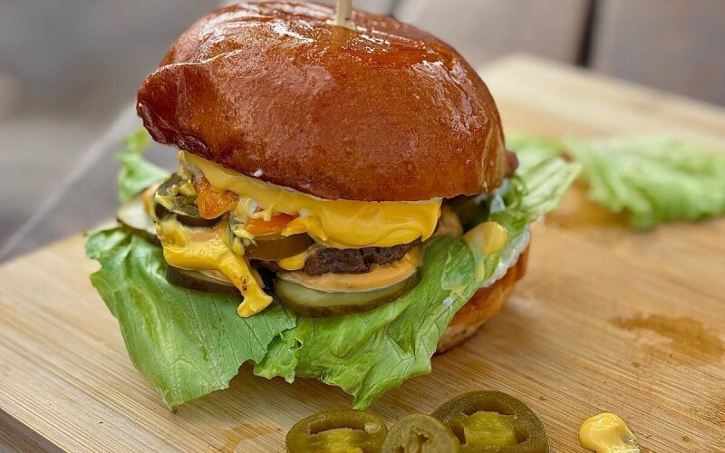 Бургер «Пламя дракона»