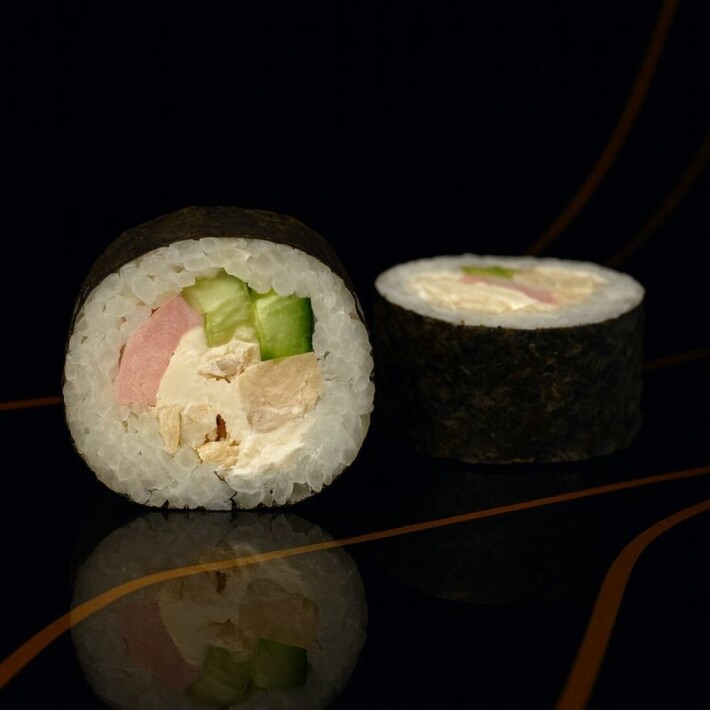 Футомак с курицей и беконом