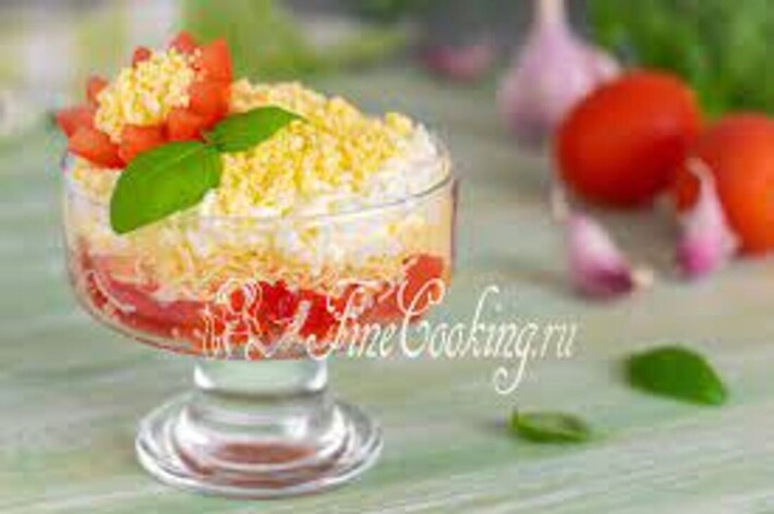 Салат слоеный