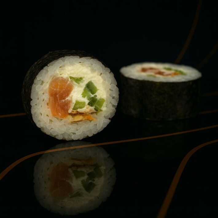 Футомак с угрем и лососем