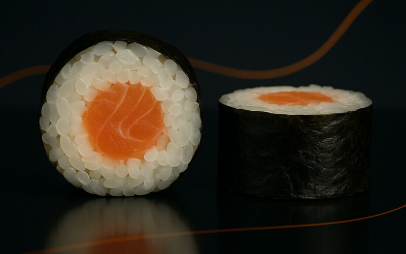 Хосомак с лососем