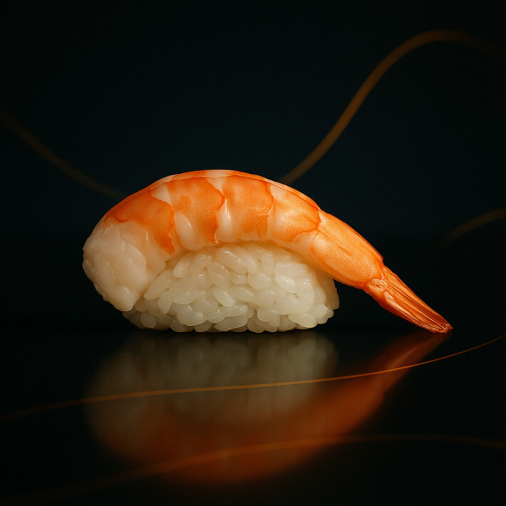 Нигири с креветкой
