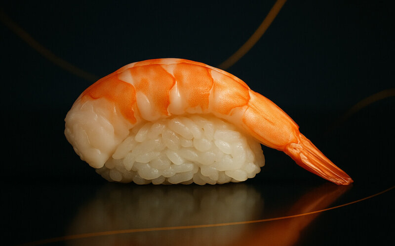 Нигири с креветкой
