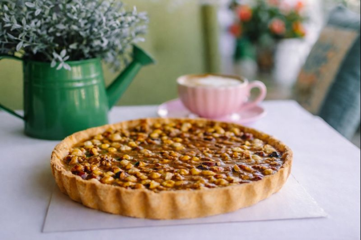 Карамельно-ореховый тарт