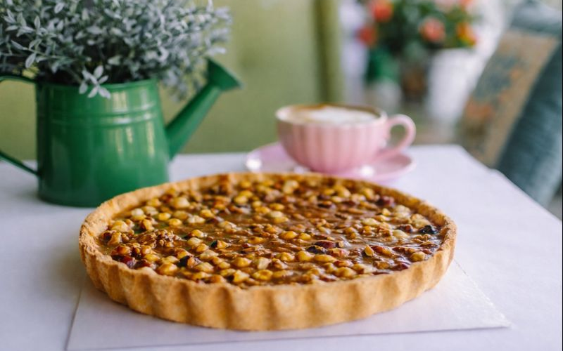 Карамельно-ореховый тарт