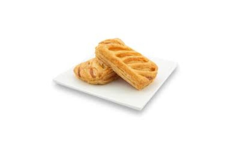 Слойка из слоеного теста с начинкой шпинат с сыром